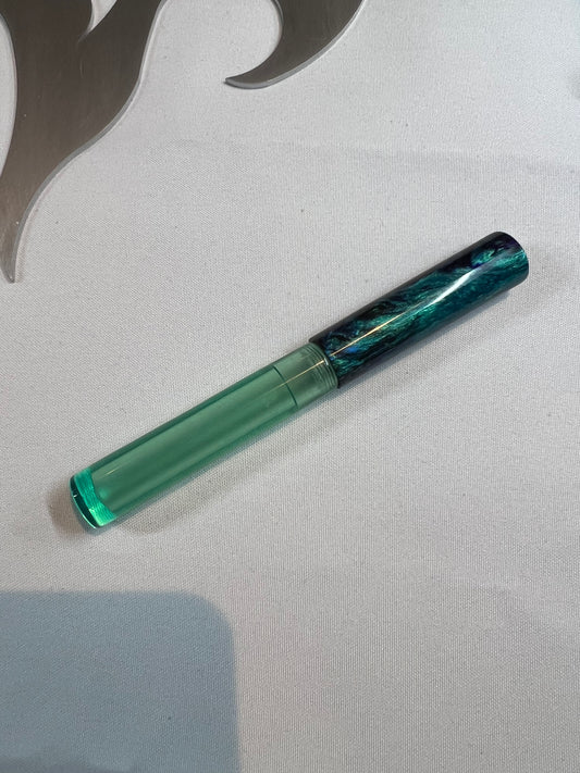 I6 Demonstrator Bespoke fountain Pen in betwixbetween & pensmiths resin