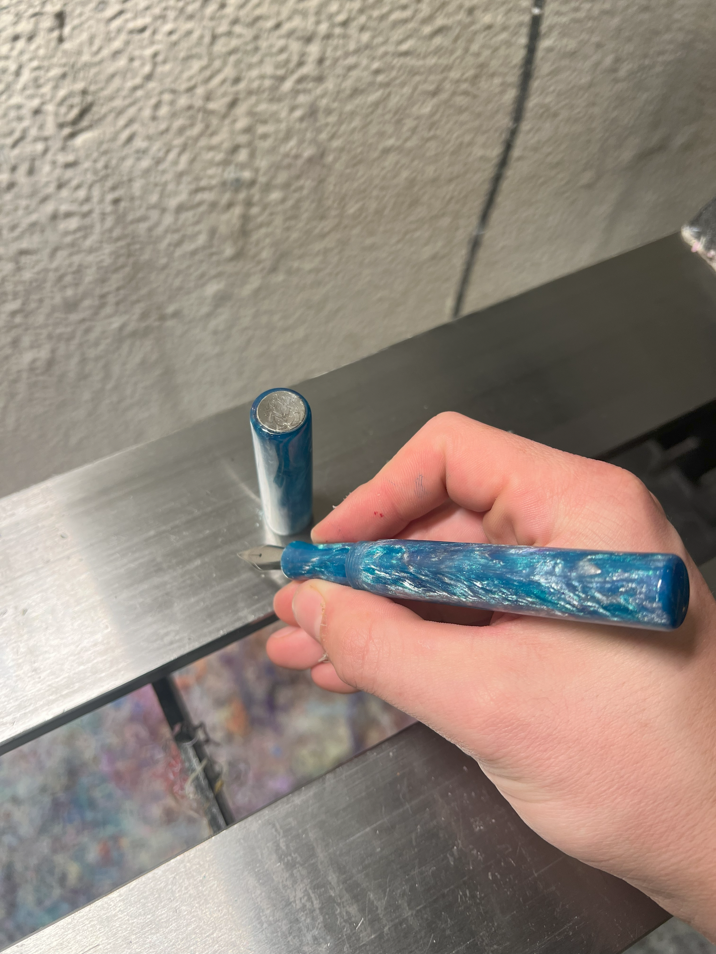 V6 Bespoke Fountain Pen in house resin